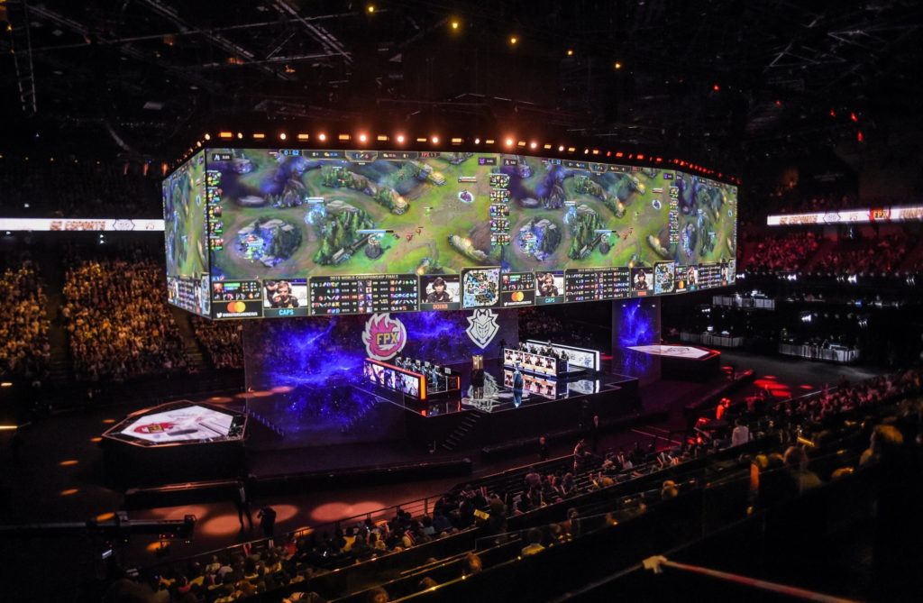 League of Legends, finale des Worlds 2020 du jeu video a Shanghai