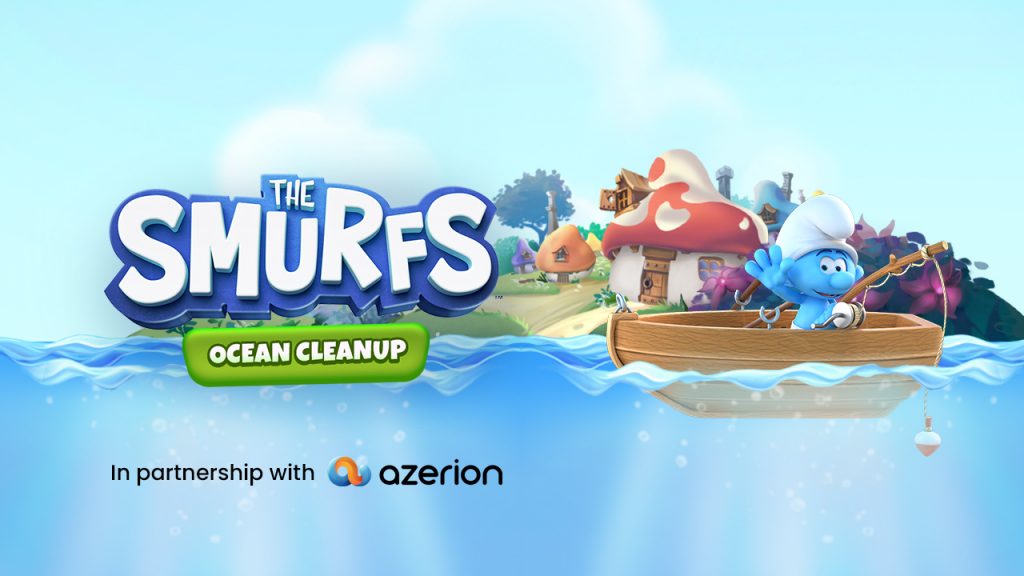 Jeu video The Smurfs Ocean Cleanup contre la pollution marine et les dechets