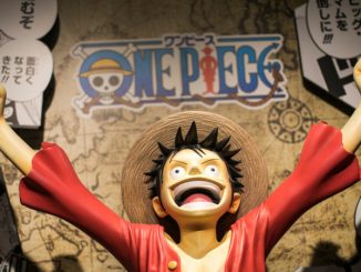 Une figurine de Luffy, le héros du jeu vidéo One Piece et du manga culte