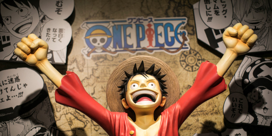 Une figurine de Luffy, le héros du jeu vidéo One Piece et du manga culte