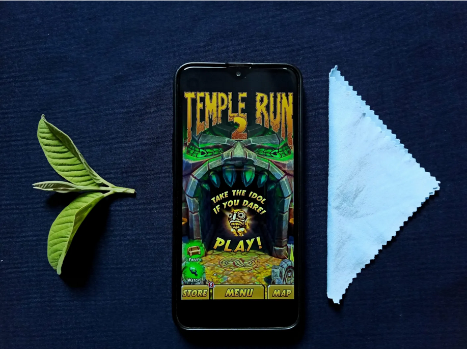 Le jeu mobile « Temple Run »