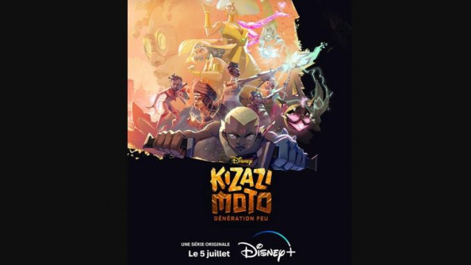 L’affiche de la série africaine « Kizazi Moto » de Disney+, disponible depuis le 5 juillet 2023 aux USA.