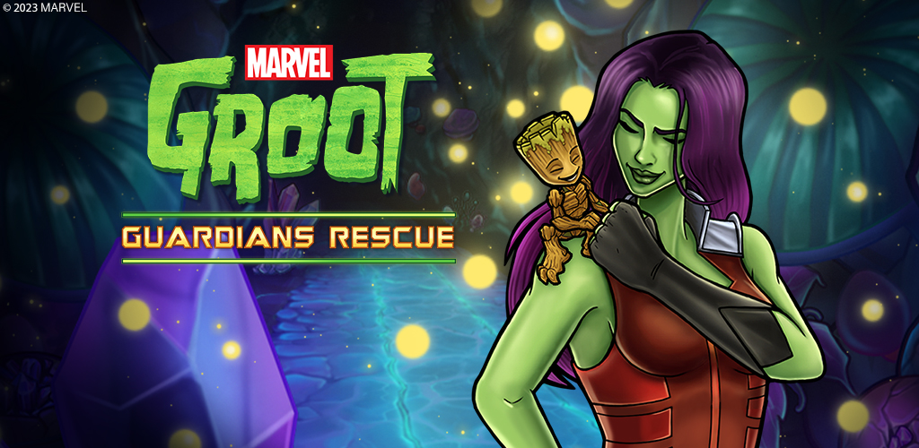 Bannière du jeu en ligne Marvel's Groot: Guardians Rescue