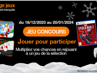 Les clients Orange et Sosh fans de gaming peuvent jouer sur leur mobile pour tenter de remporter le lot : PS5 + 1 jeu vidéo comme le jeu Spider Man 2.