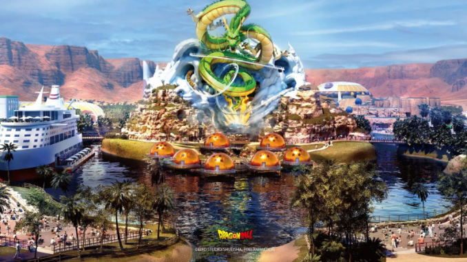 Une reproduction virtuelle du parc d'attractions Dragon Ball en Arabie Saoudite.