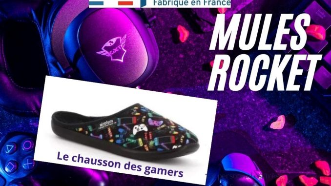 Chaussons gamer : presentation des mules Rocket pour femme et homme